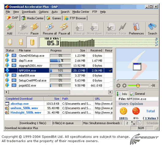 Download Accelerator Plus 7.2