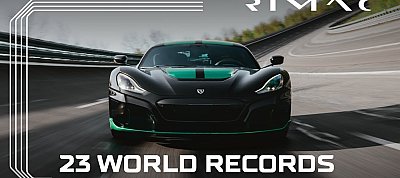 Videón, ahogy 1.74 másodperc alatt gyorsul 100 km/h-ra a Rimac elektromos sportautója
