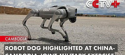 Videón a kínaiak harci robotkutyája, ami gépfegyverrel is tud lőni