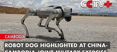 Videón a kínaiak harci robotkutyája, ami gépfegyverrel is tud lőni