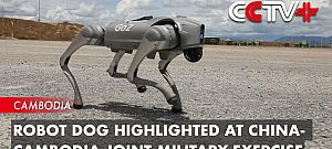 Videón a kínaiak harci robotkutyája, ami gépfegyverrel is tud lőni