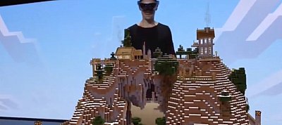 Holografikus Minecraft játékot mutatott be a Microsoft
