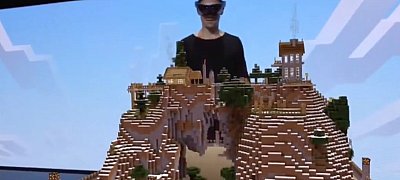 Holografikus Minecraft játékot mutatott be a Microsoft