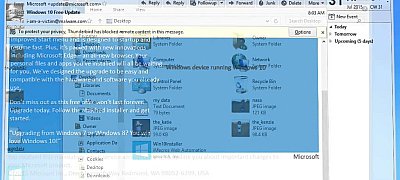 Valójában vírus az emailben érkező Windows 10 frissítés