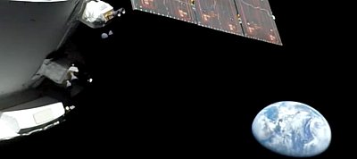 Itt van az első kép a Földről, amit a NASA Orion űrhajója küldött vissza róla