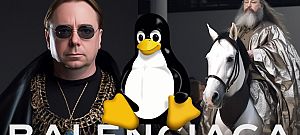 Humor: Megjött a Balenciaga mém Linuxhoz igazított változata
