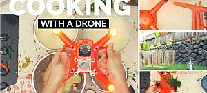 Nem piskóta: Így lehet megfőzni egy komplett vacsorát egy drónnal