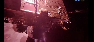 Fantasztikus videó jött arról, ahogy a kínaiak űrszondája repül a Mars felett