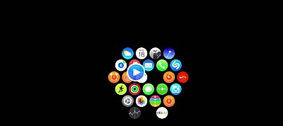 Videón az Apple Watch nyitóképernyőjének működése