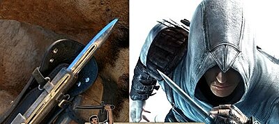 Valódi Assassin's Creed fegyverek