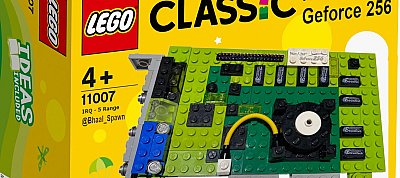 LEGO-ból építették újra a világ első GeForce videókártyáját