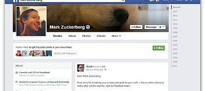 Zuckerberg falát feltörve üzent a hacker amiért a Facebook nem javította a jelentett biztonsági hibát