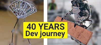 Videó mutatja meg az emberszabású robotok elképesztő fejlődését az elmúlt 40 évben