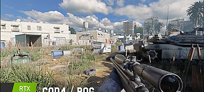 Nagyon durván jól néz ki a Call of Duty 4 sugárkövetéssel felturbózott változata