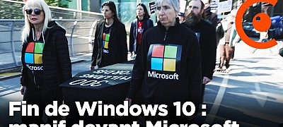 Videón a temetés, amit a Windows 10-nek rendeztek Franciaországban