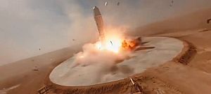 Fantasztikus videón, ahogyan felrobban a kínaiak visszatérő űrrakétája