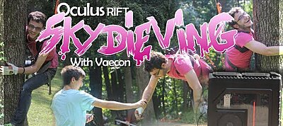 Virtuális zuhanás Oculus Rifttel
