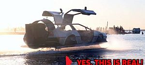 13 millióért kelt el a valóságban is lebegni képes DeLorean