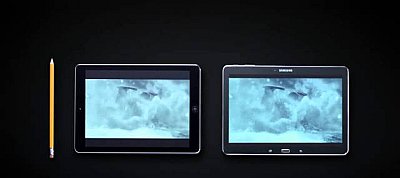 Az iPad-et ekézi új Galaxy Tab reklámjában a Samsung