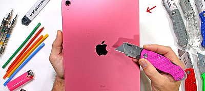 Videón, ahogy "megkínozzák" az Apple új, 2022-es iPad-jét