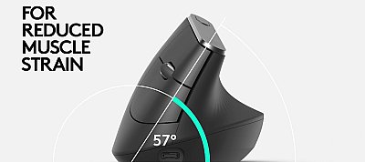 Furcsa, majdnem teljesen függőleges egeret mutatott be a Logitech