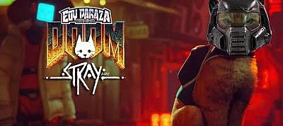 A Doom-ba is berakták az idei év slágerjátéka, a Stray macskáját