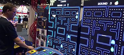 Így néz ki a világ legnagyobb, majd' 3 méteres Pac-Man játéka