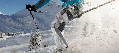 Könnyebbé teszi a síelést ez a testen viselhető exoskeleton