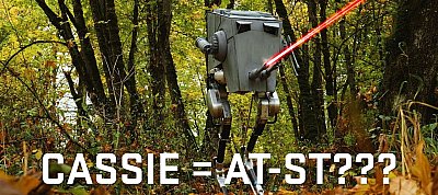 A valóságban is megcsinálták az A Jedi visszatér AT-ST lépegetőjét