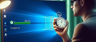 Világrekord: Videón, ahogy valaki másfél perc alatt feltelepít egy Windows 10-et