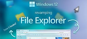 Videón a Windows 12 megújult Fájlkezelő-jének koncepcióterve