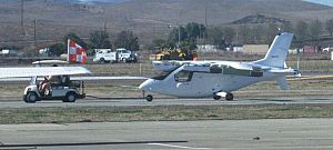 Videón a Google elnökének repülő autója