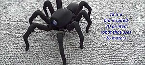 Élethűen mozog a 3D-nyomtatott robotpók