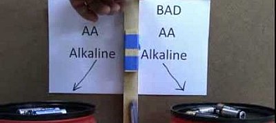 Miért pattog a lemerült, és miért nem a még jó elem?