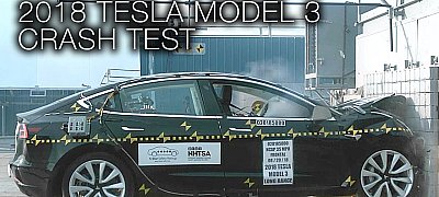 Videó: Így néz ki lassítva, amikor rommá zúznak egy új Tesla-t