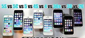 Összehasonlító tesztben az összes iPhone, az eredetitől az 5S-ig