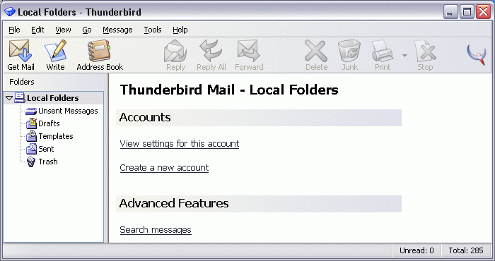 Mozilla Thunderbird 0.6