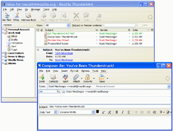 Mozilla Thunderbird 0.7.3