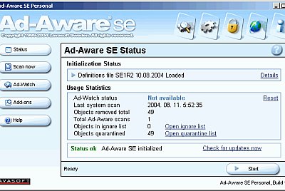 Ad-aware SE Personal Edition 1.04