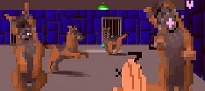 Nagyon beteg kutyás mod-ot csináltak a Wolfenstein 3D-hez