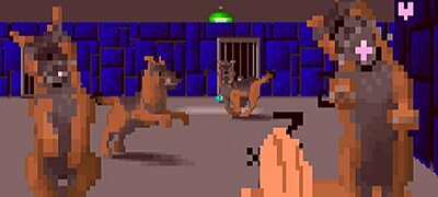 Nagyon beteg kutyás mod-ot csináltak a Wolfenstein 3D-hez