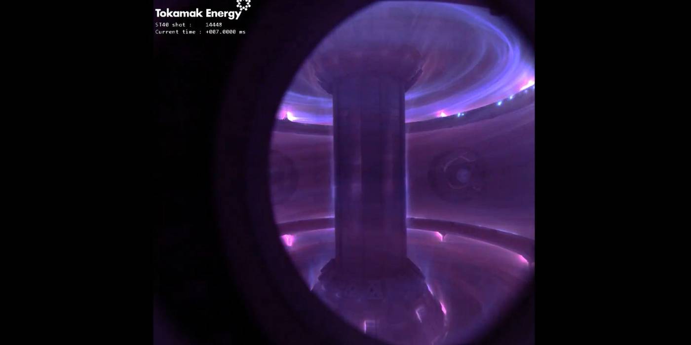 Fantasztikus videó: Ez történik egy fúziós reaktor belsejében működés közben