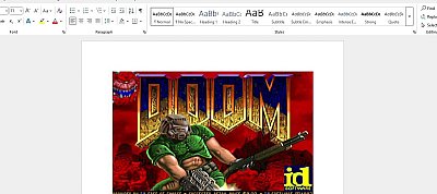 A PDF után a Word dokumentumformátumba is portolták a Doom-ot