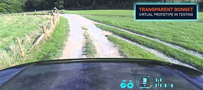 Kiterjesztett valósággal tenné átlátszóvá autóit a Land Rover