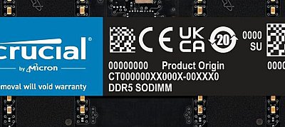 Furcsa méretű, 12 GB-os DDR5-ös memóriamodult ad ki a Crucial