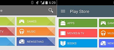 Kiszivárgott hogyan fog kinézni a megújuló Google Play Store