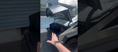 Videón az "okos" Cybertruck-tulaj, aki eltörette a saját ujját az autóval