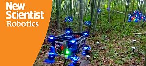 Videó: Így repül át villámsebesen egy erdőn egy egész drónraj