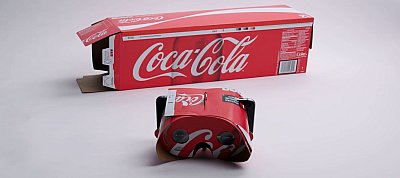 VR-szemüveggé alakítható dobozba rakná üdítőjét a Coca-Cola