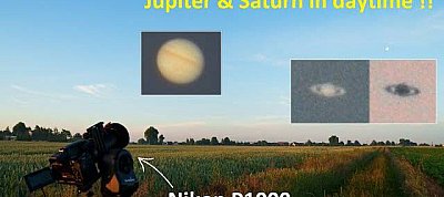 Fantasztikus videó jött arról, hogy miként néz ki a Jupiter és Szaturnusz a Földről a nappali fényben